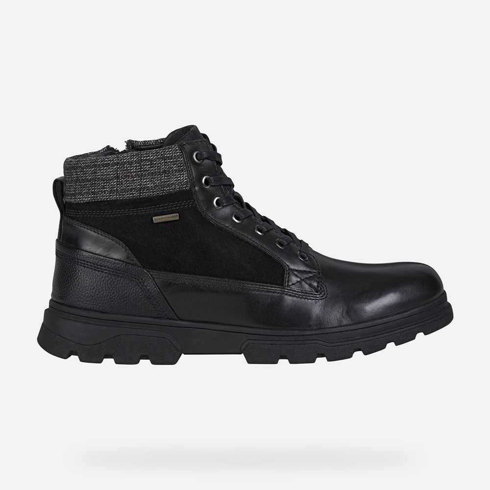 Botas Geox Homem Pretas - Clintfordb Abx - DISPN0834